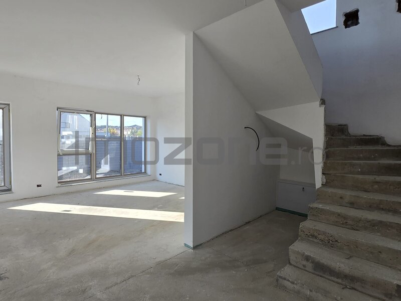 Otopeni, zona Ferme, vila 4 camere, 2 parcari, finisata la alb, comision 0%,